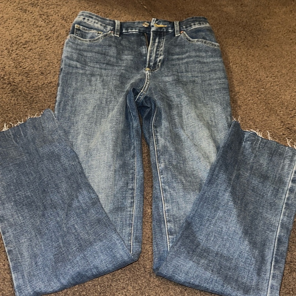 Express 90s slim super high rise ultra stretch